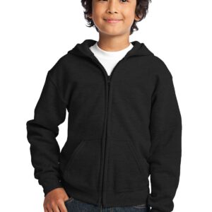 Gildan ®  Youth Heavy Blend ™  Full-Zip Hooded Sweatshirt. 18600B