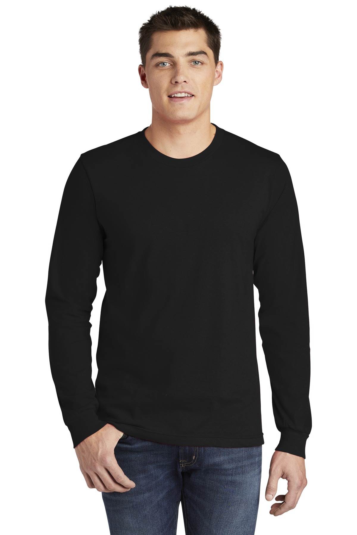 American Apparel  ®  Fine Jersey Long Sleeve T-Shirt. 2007W