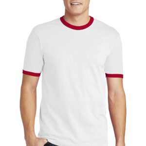 American Apparel  ®  Fine Jersey Ringer T-Shirt. 2410W