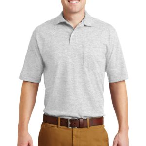 JERZEES ®  -SpotShield ™  5.6-Ounce Jersey Knit Sport Shirt with Pocket. 436MP