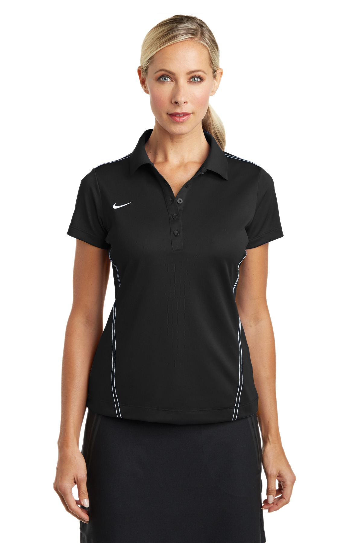 Nike Ladies Dri-FIT Sport Swoosh Pique Polo. 452885