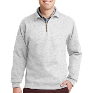 JERZEES ®  SUPER SWEATS ®  NuBlend ®  – 1/4-Zip Sweatshirt with Cadet Collar.  4528M