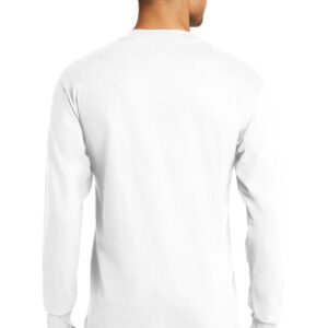 Hanes ®  Beefy-T ®  –  100% Cotton Long Sleeve T-Shirt.  5186