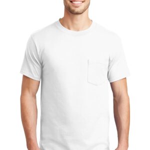 Hanes ®  Beefy-T ®  – 100% Cotton T-Shirt with Pocket. 5190