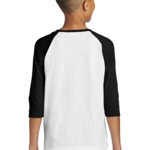 Gildan  ®  Heavy Cotton  ™  Youth 3/4-Sleeve Raglan T-Shirt. 5700B