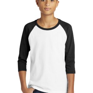 Gildan  ®  Heavy Cotton  ™  Youth 3/4-Sleeve Raglan T-Shirt. 5700B