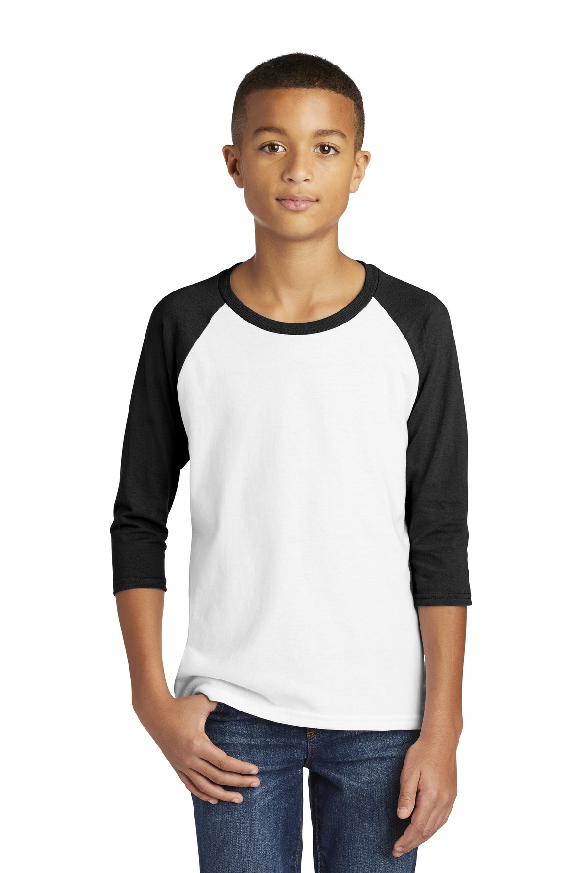 Gildan  ®  Heavy Cotton  ™  Youth 3/4-Sleeve Raglan T-Shirt. 5700B