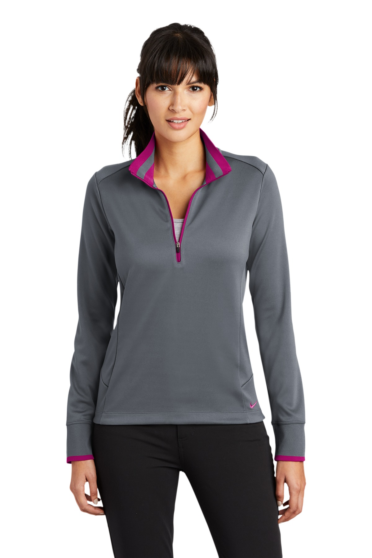 Nike Ladies Dri-FIT 1/2-Zip Cover-Up. 578674