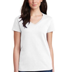 Gildan ®  Ladies Heavy Cotton ™  100% Cotton V-Neck T-Shirt. 5V00L