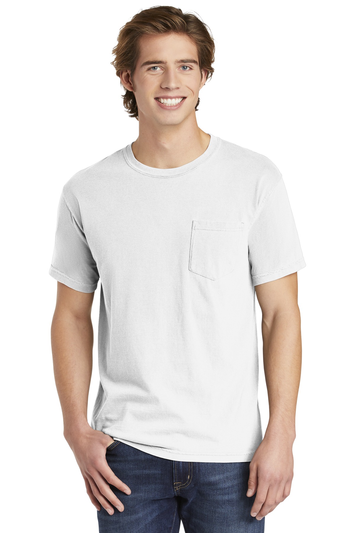 COMFORT COLORS  ®  Heavyweight Ring Spun Pocket Tee. 6030