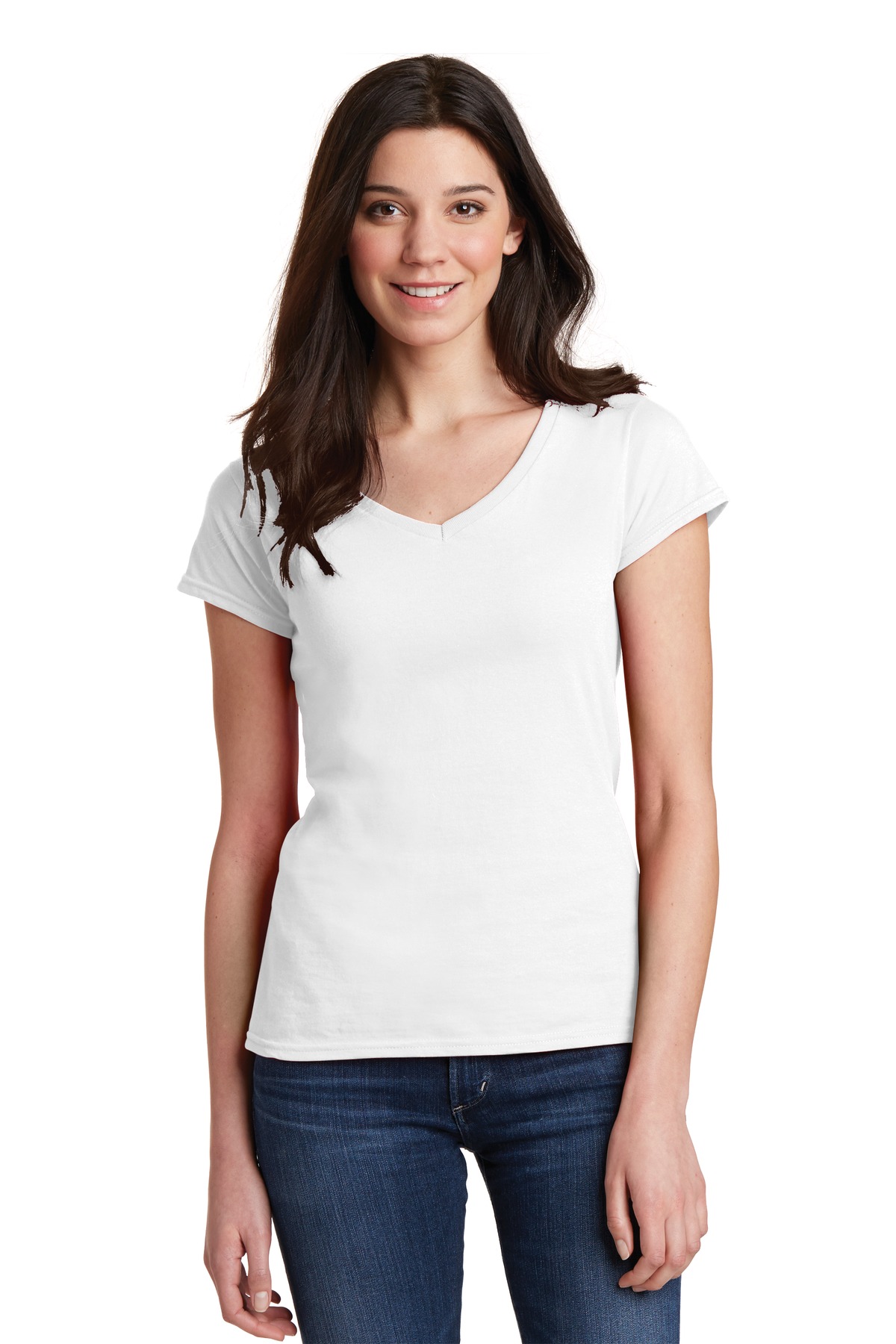 Gildan Softstyle ®  Women's Fit V-Neck T-Shirt. 64V00L