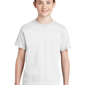 Gildan ®  – Youth DryBlend ®  50 Cotton/50 Poly T-Shirt.  8000B
