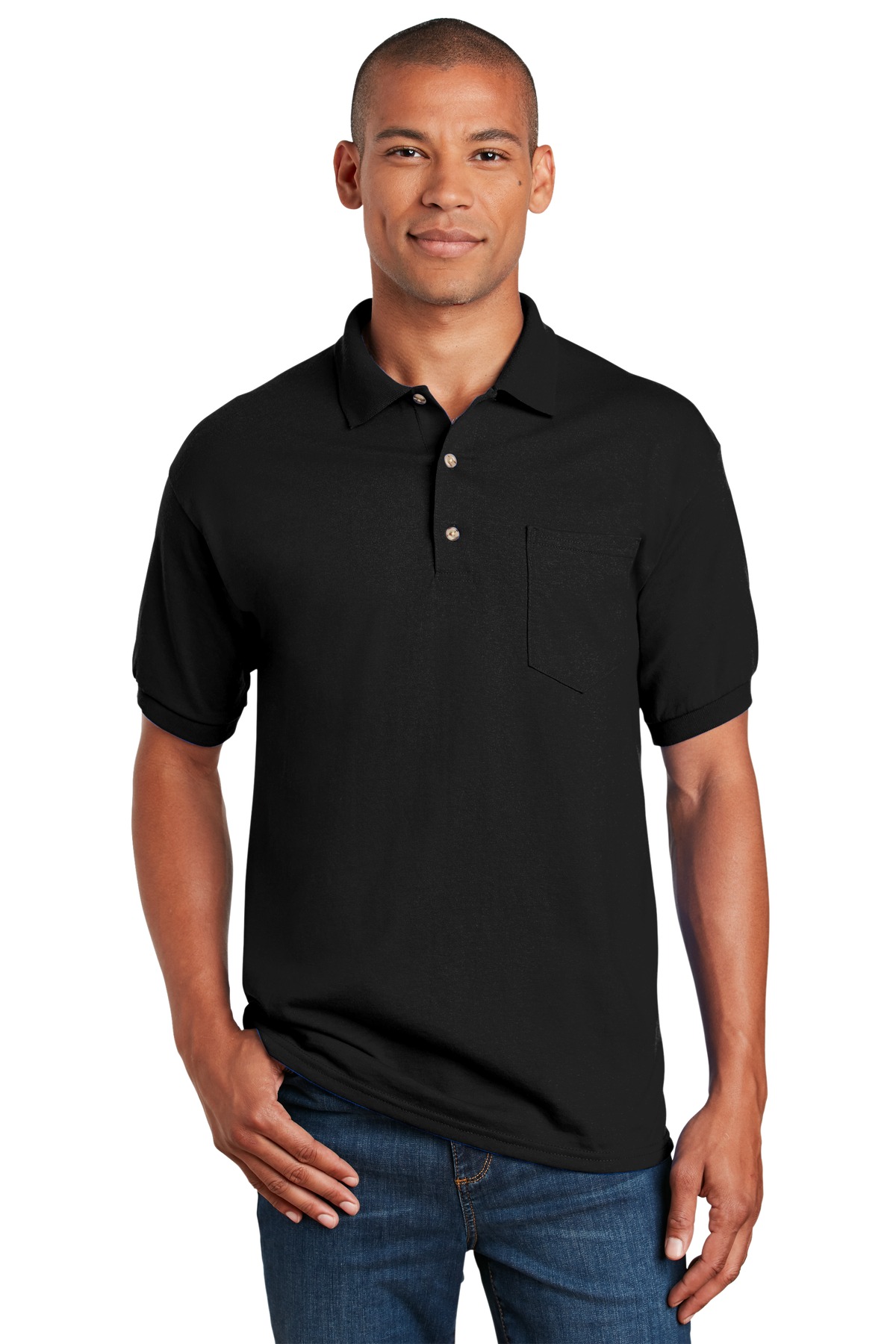 Gildan ®  DryBlend ®  6-Ounce Jersey Knit Sport Shirt with Pocket. 8900