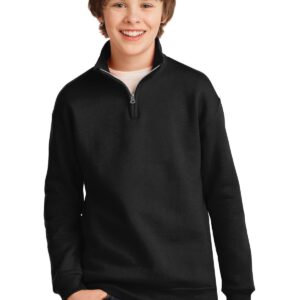 JERZEES ®  Youth NuBlend ®  1/4-Zip Cadet Collar Sweatshirt. 995Y