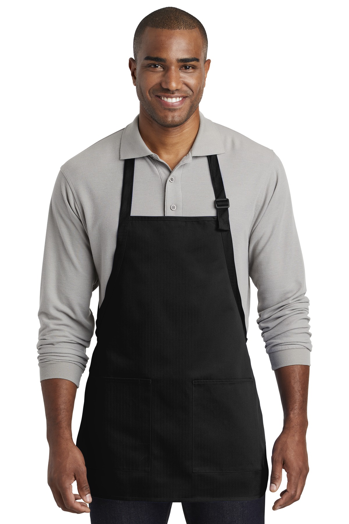 Port Authority  ®  Medium-Length Two-Pocket Bib Apron. A601