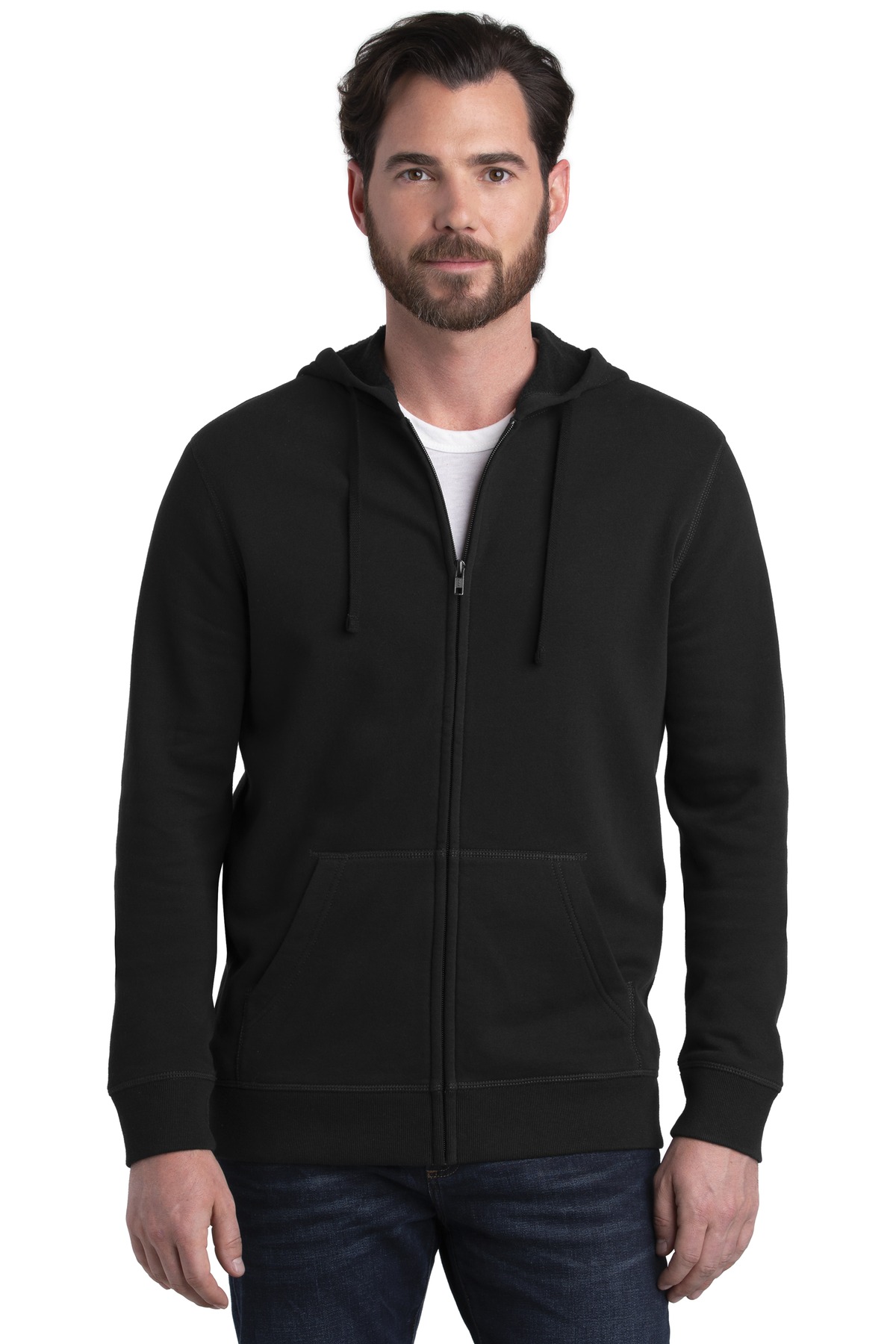 Alternative Indy Blended Fleece Zip Hoodie. AA8050