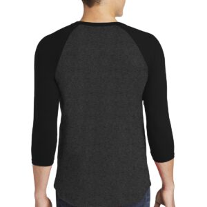 American Apparel  ®  Poly-Cotton 3/4-Sleeve Raglan T-Shirt. BB453W