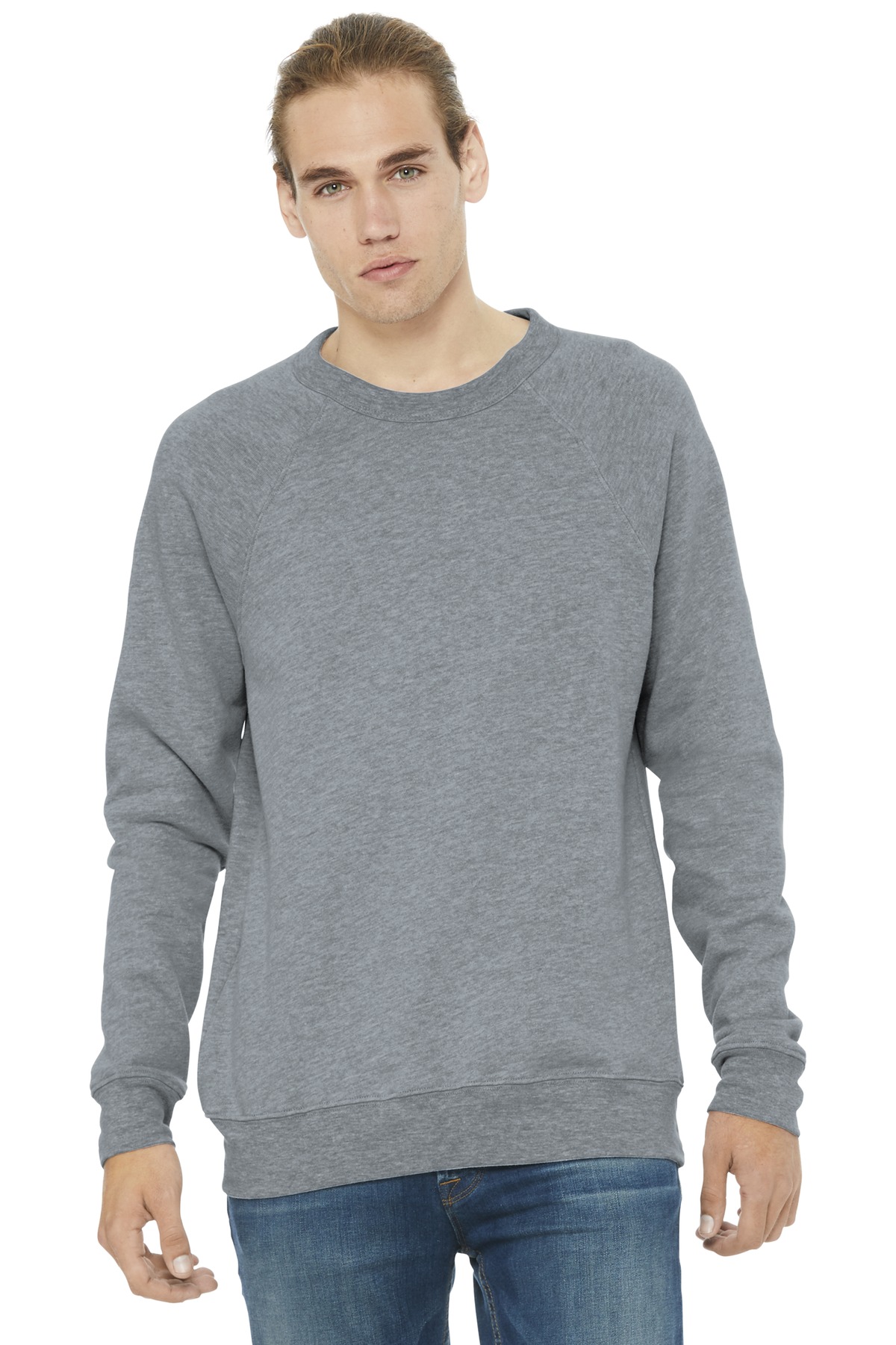 BELLA+CANVAS  ®  Unisex Sponge Fleece Raglan Sweatshirt. BC3901