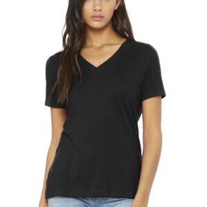 BELLA+CANVAS  ®  Women’s Relaxed Jersey Short Sleeve V-Neck Tee. BC6405