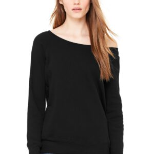 BELLA+CANVAS  ®  Women’s Sponge Fleece Wide-Neck Sweatshirt. BC7501