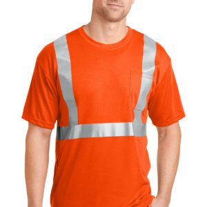 CornerStone ®  – ANSI 107 Class 2 Safety T-Shirt.  CS401