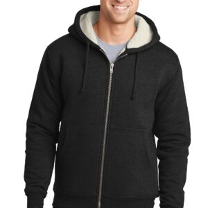 CornerStone ®  Heavyweight Sherpa-Lined Hooded Fleece Jacket. CS625