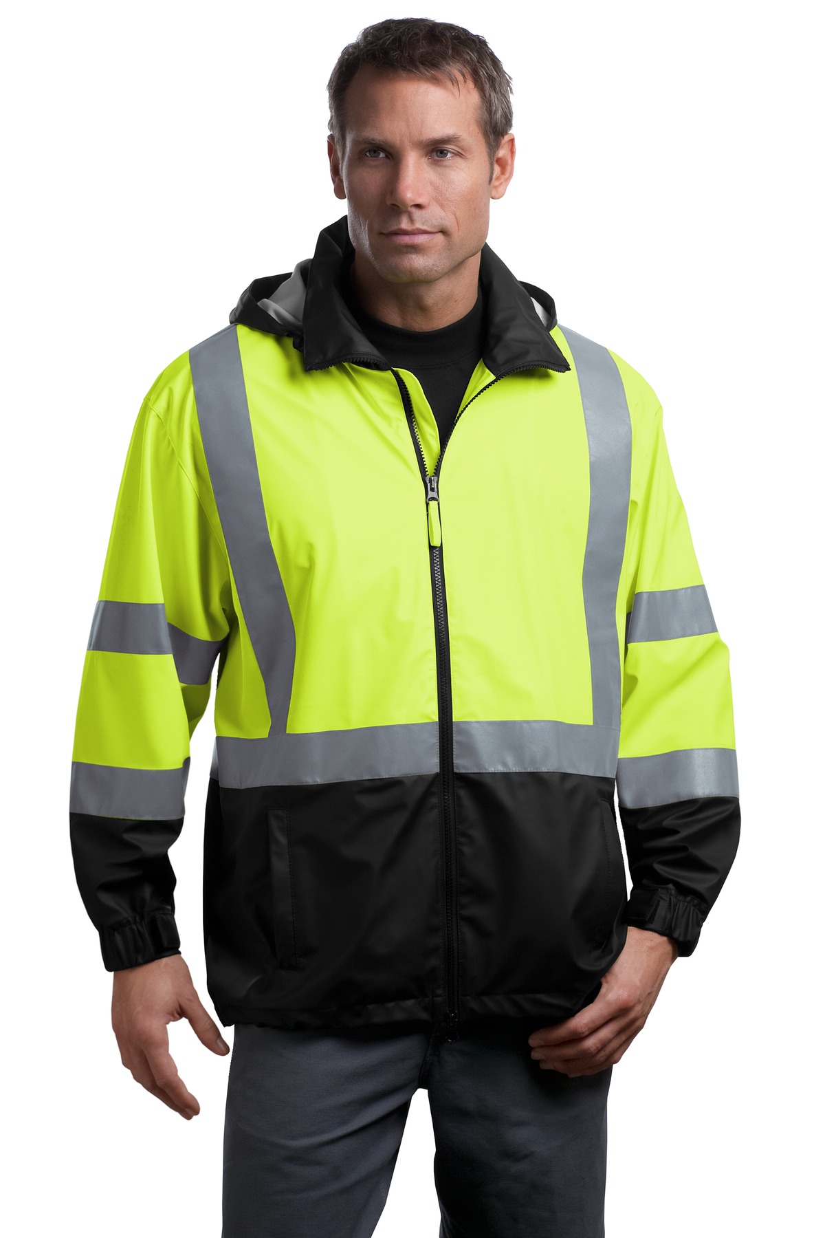 CornerStone ®  - ANSI 107 Class 3 Safety Windbreaker. CSJ25