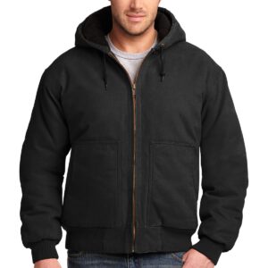 CornerStone ®  Washed Duck Cloth Insulated Hooded Work Jacket. CSJ41