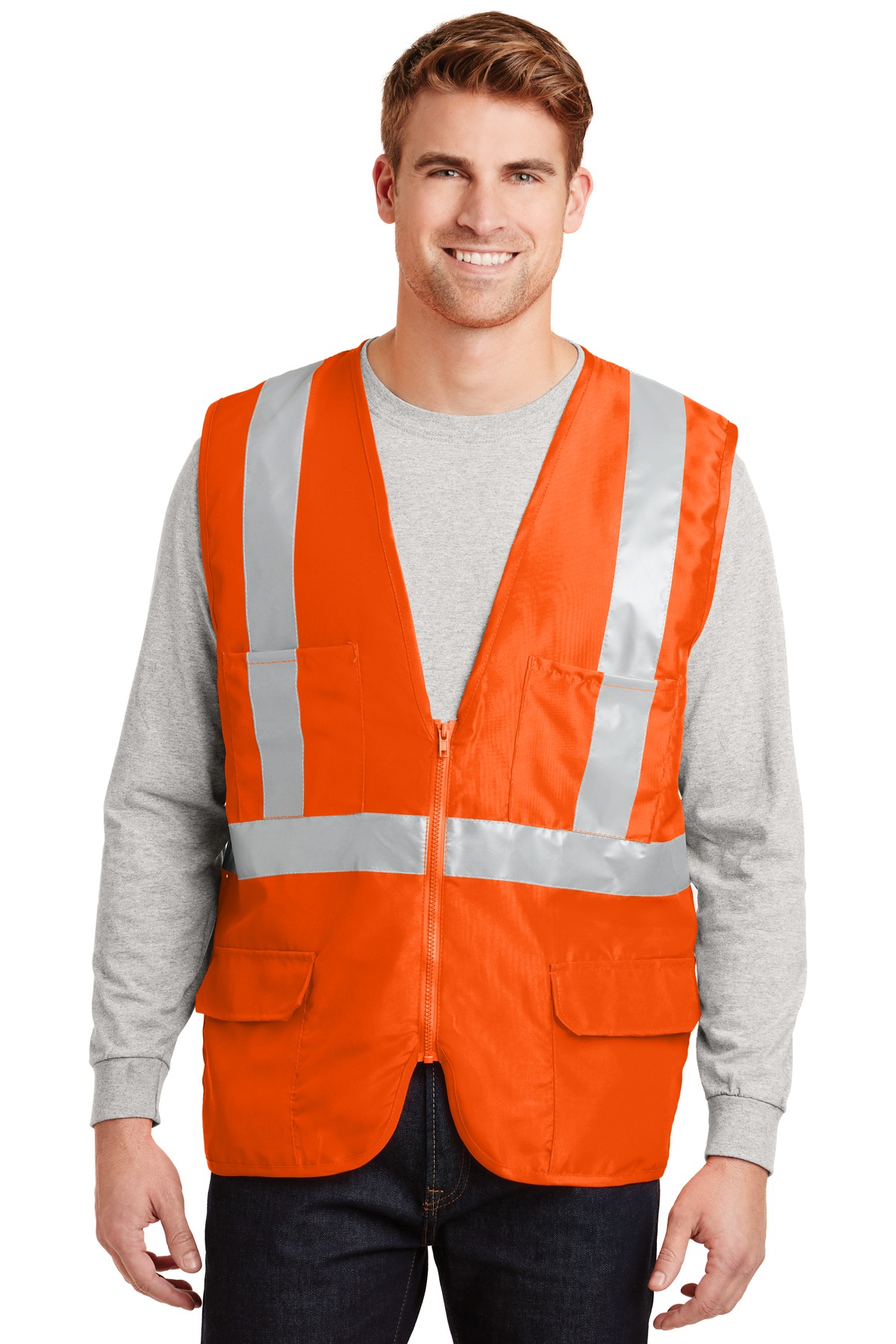 CornerStone ®  - ANSI 107 Class 2 Mesh Back Safety Vest. CSV405