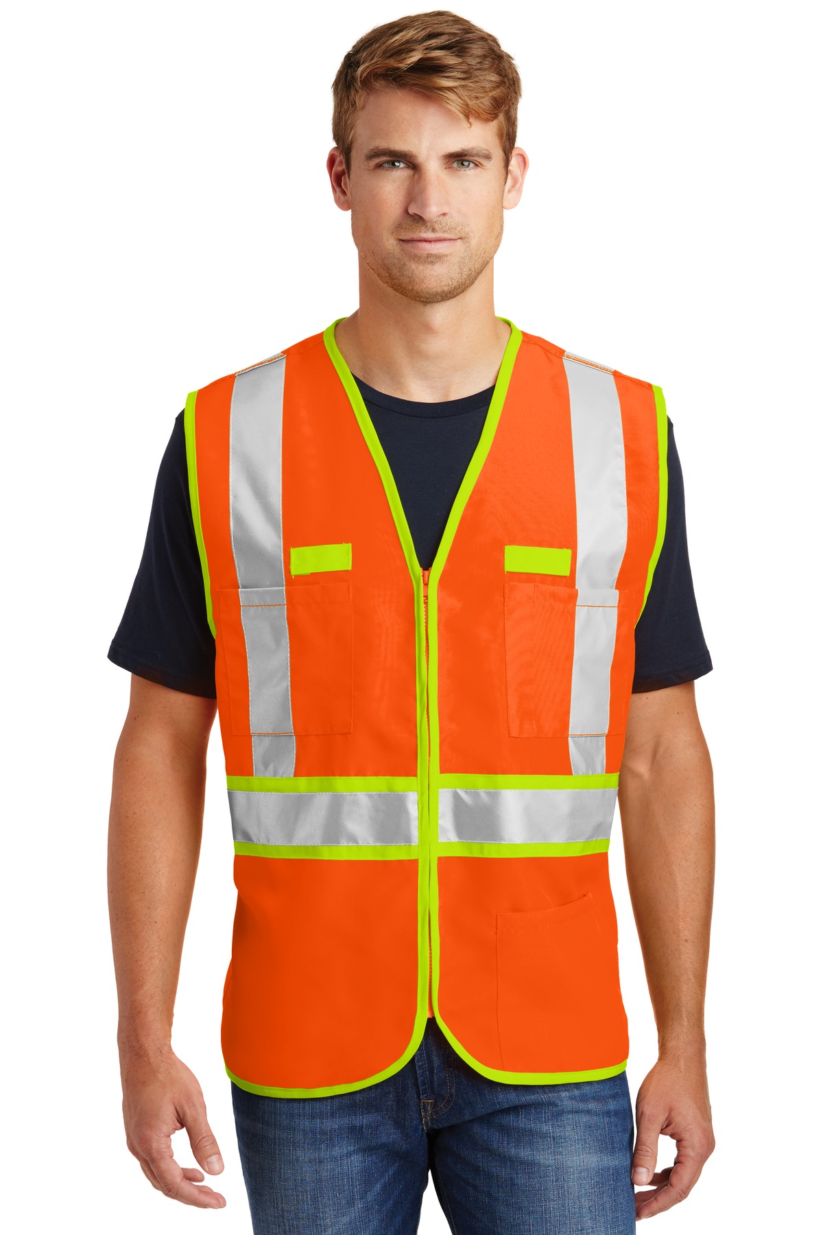 CornerStone ®  - ANSI 107 Class 2 Dual-Color Safety Vest. CSV407