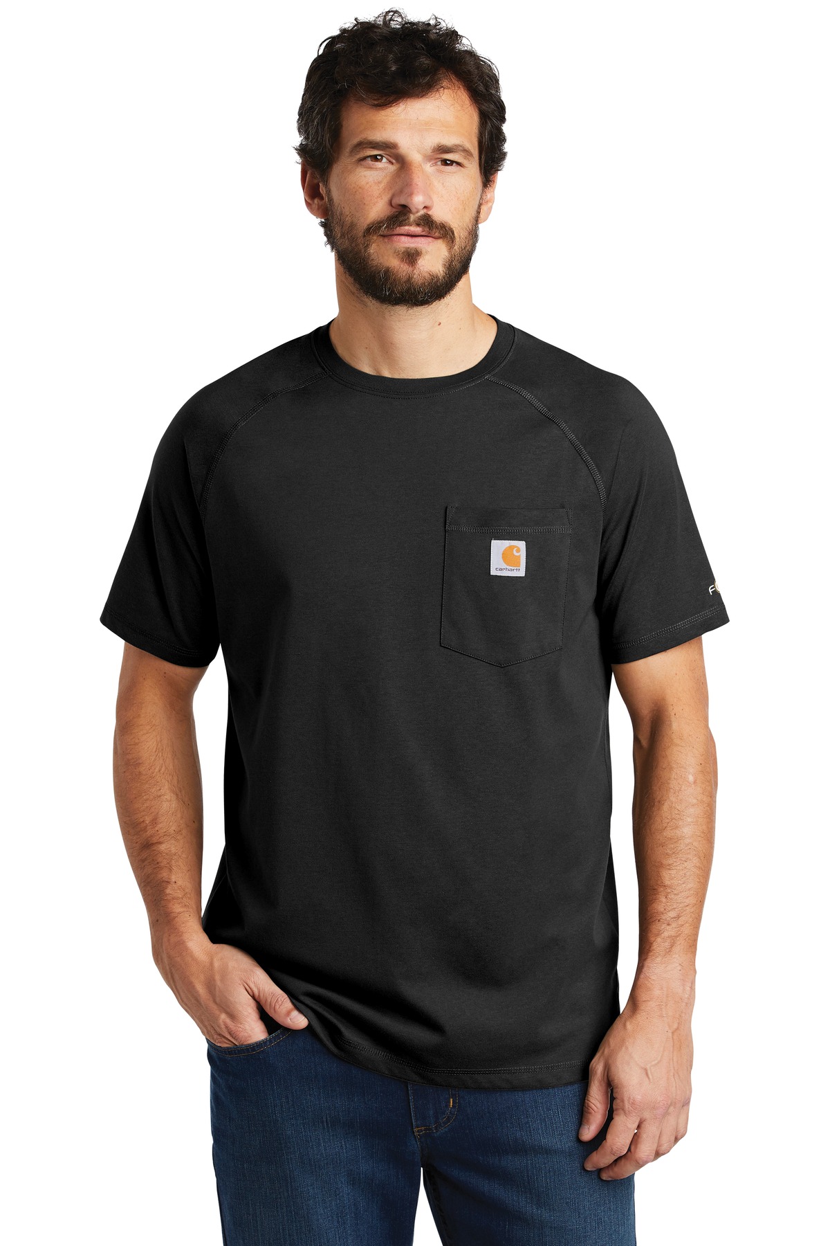 Carhartt Force  ®  Cotton Delmont Short Sleeve T-Shirt. CT100410