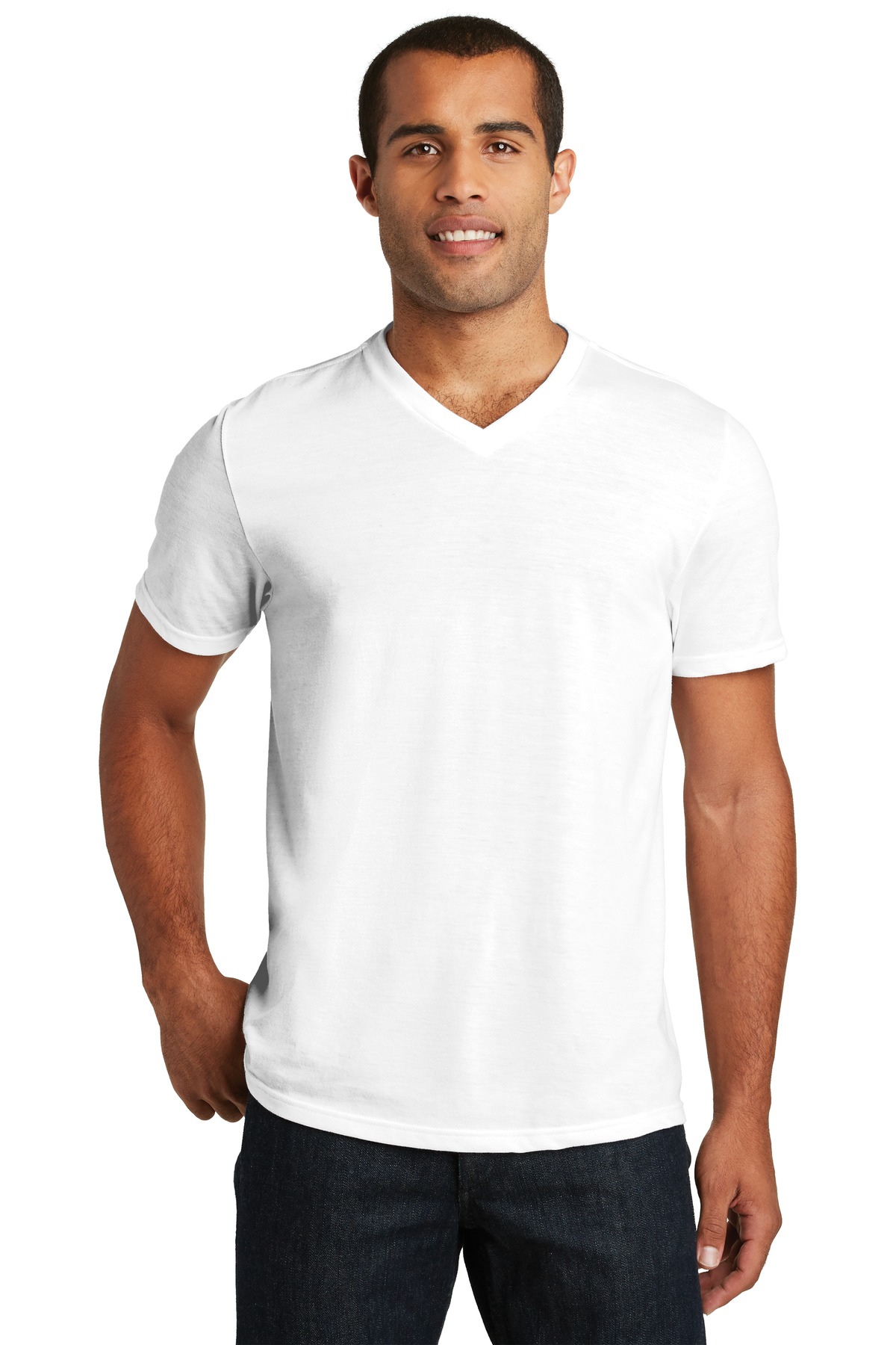 District  ®   Perfect Tri ®  V-Neck Tee. DT1350