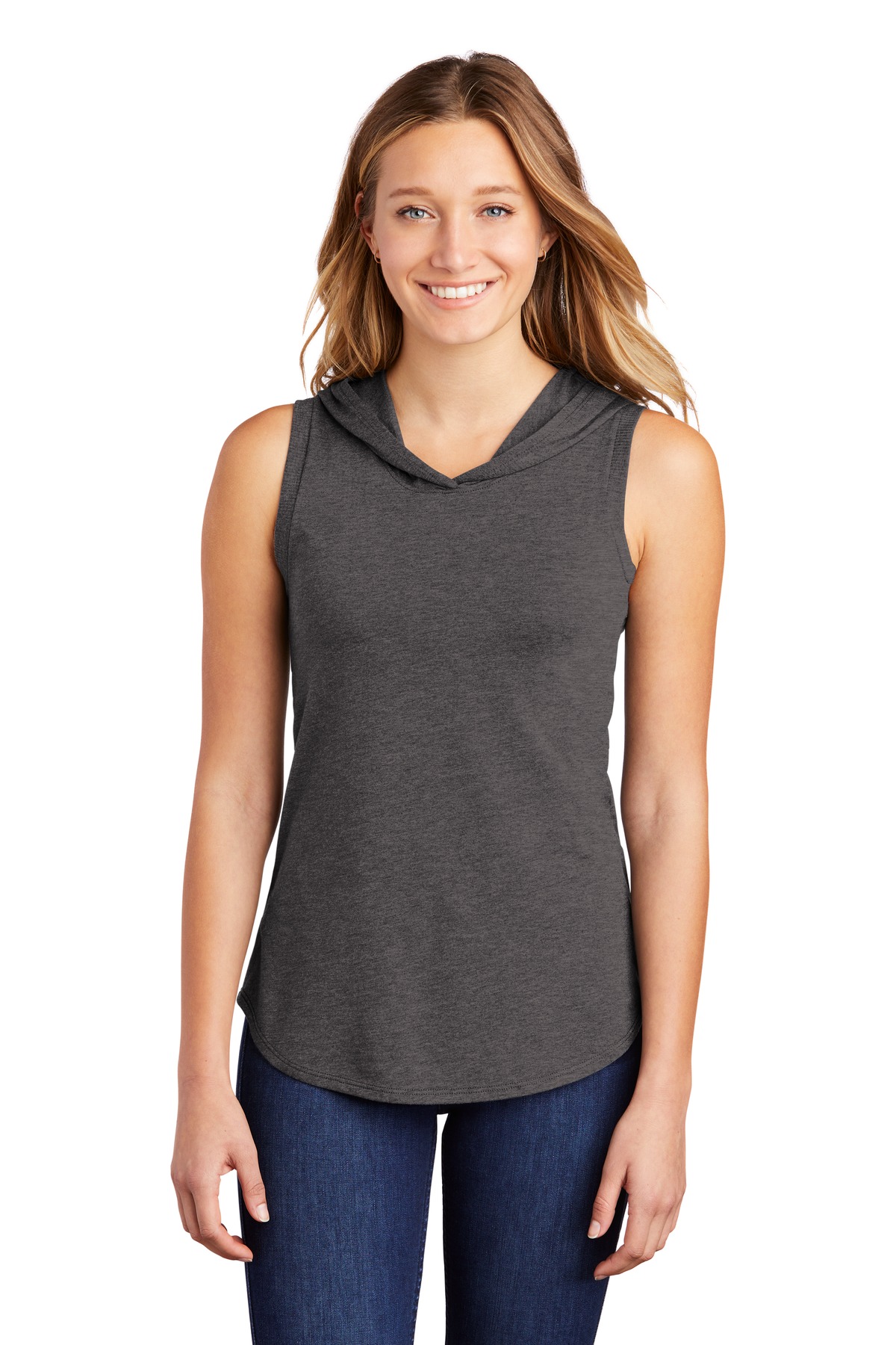 District  ®  Women's Perfect Tri  ®  Sleeveless Hoodie DT1375