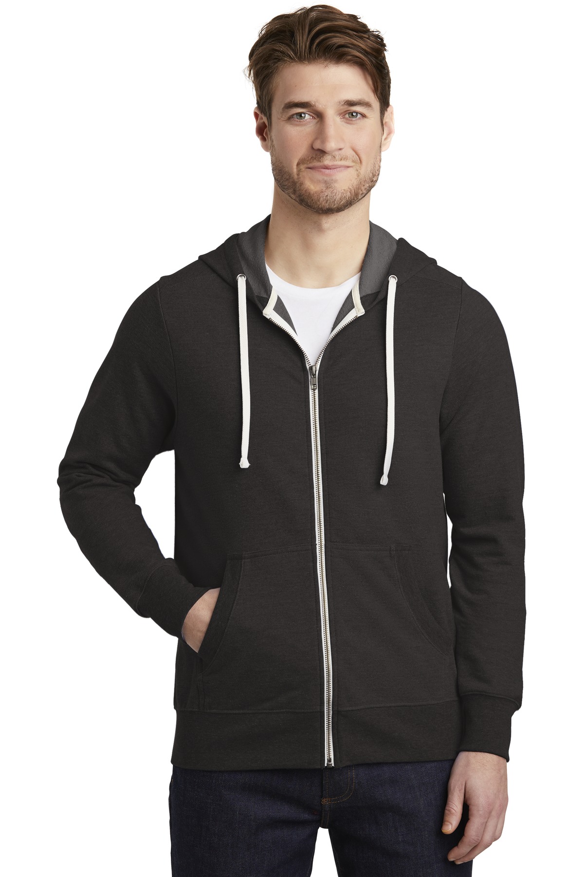 District  ®  Perfect Tri  ®  French Terry Full-Zip Hoodie. DT356