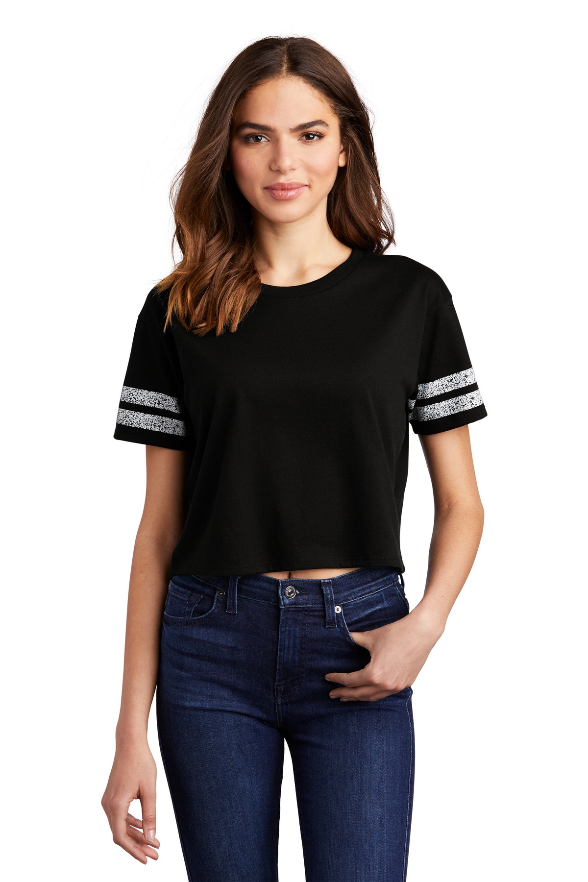 District  ®  Women's Scorecard Crop Tee DT488