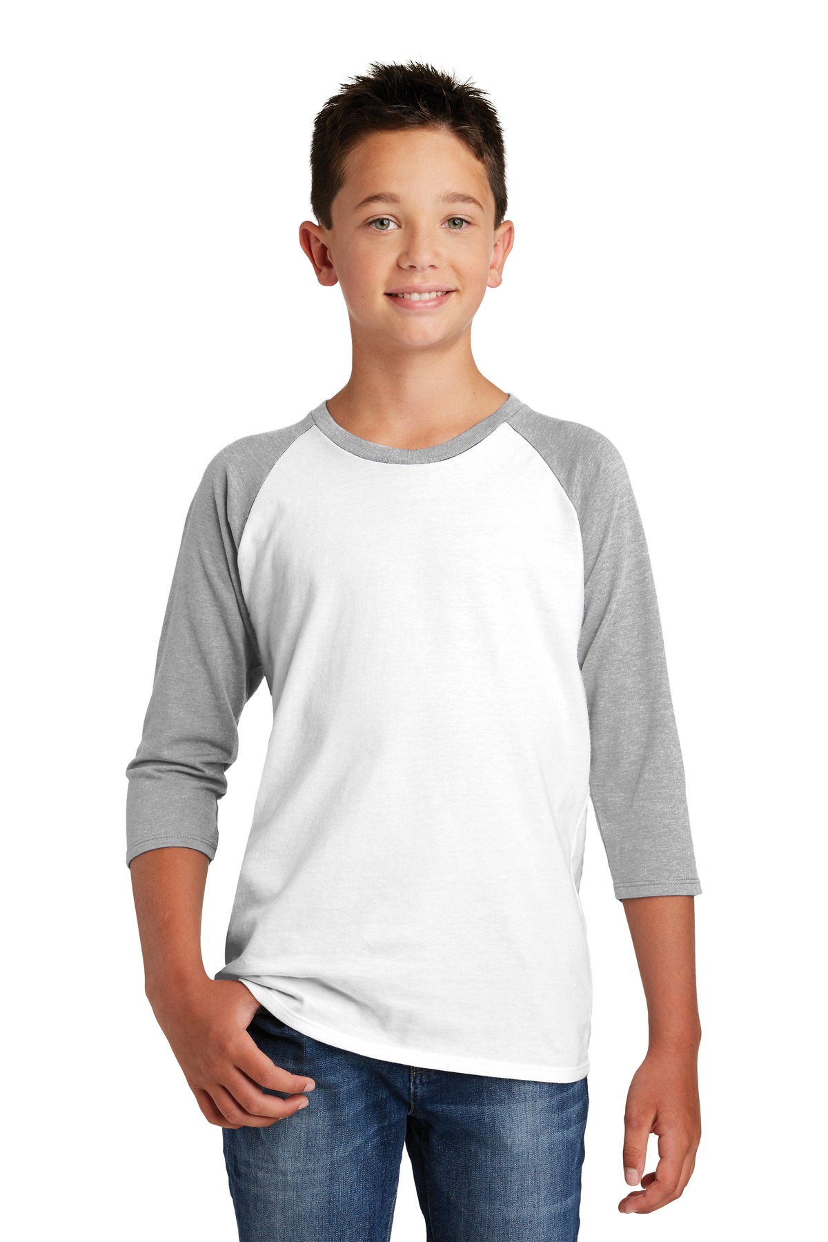 District  ®  Youth Very Important Tee  ®  3/4-Sleeve . DT6210Y