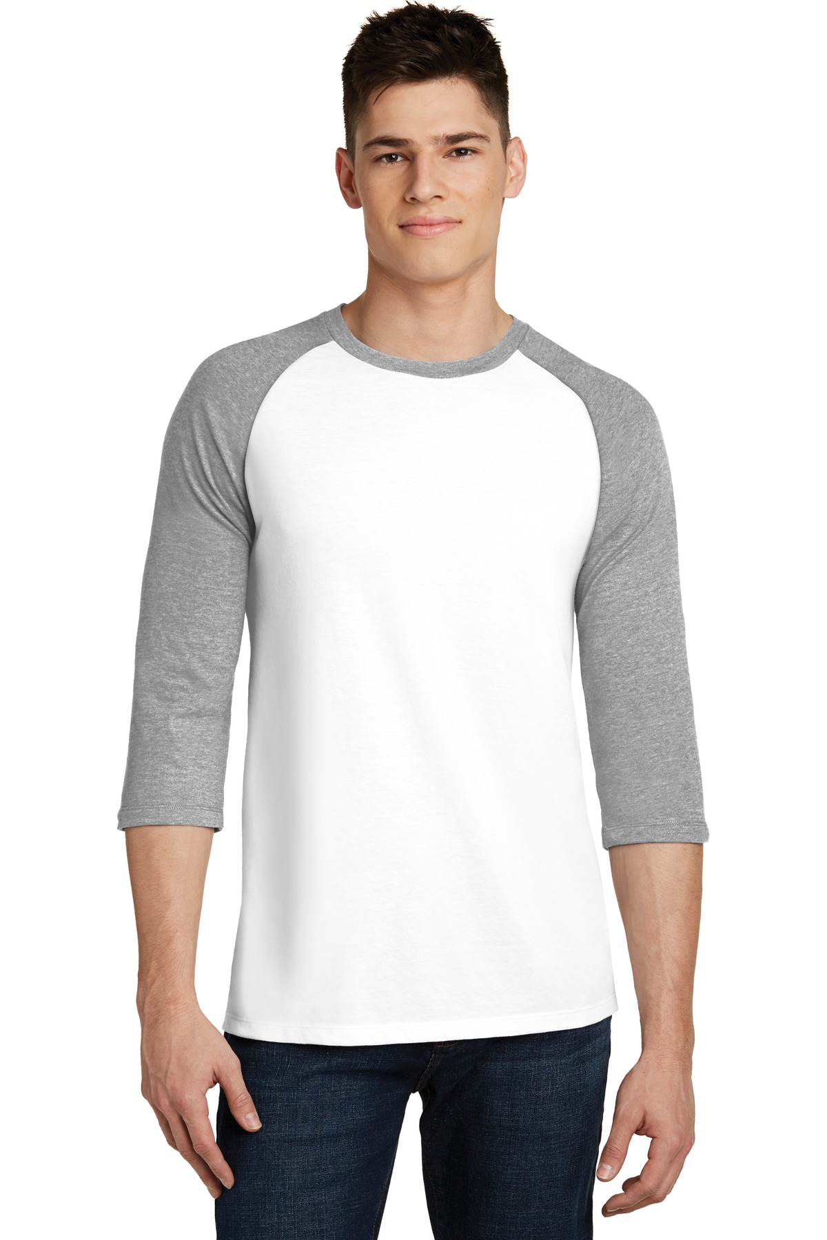 District ®  Very Important Tee ®  3/4-Sleeve Raglan. DT6210