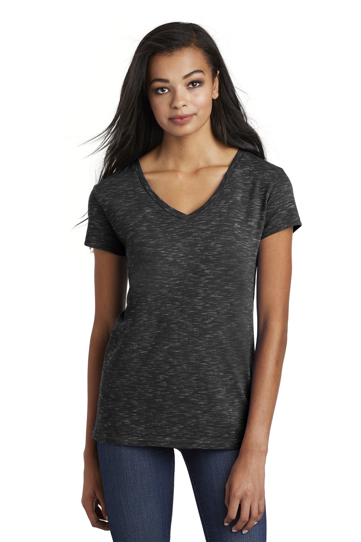 District  ®  Women's Medal V-Neck Tee. DT664