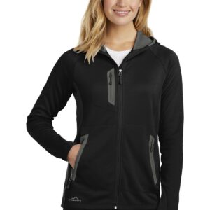Eddie Bauer  ®  Ladies Sport Hooded Full-Zip Fleece Jacket. EB245