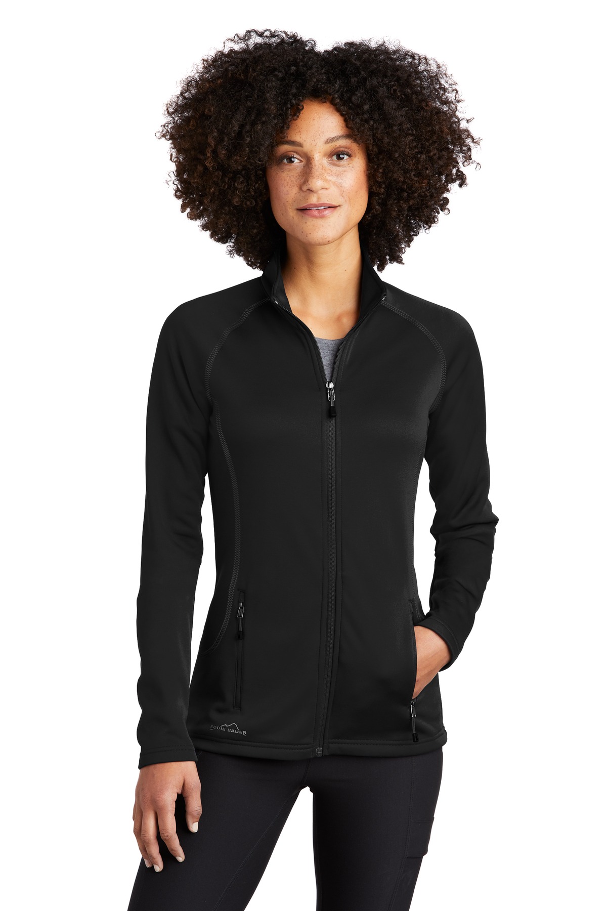 Eddie Bauer  ®  Ladies Smooth Fleece Base Layer Full-Zip. EB247