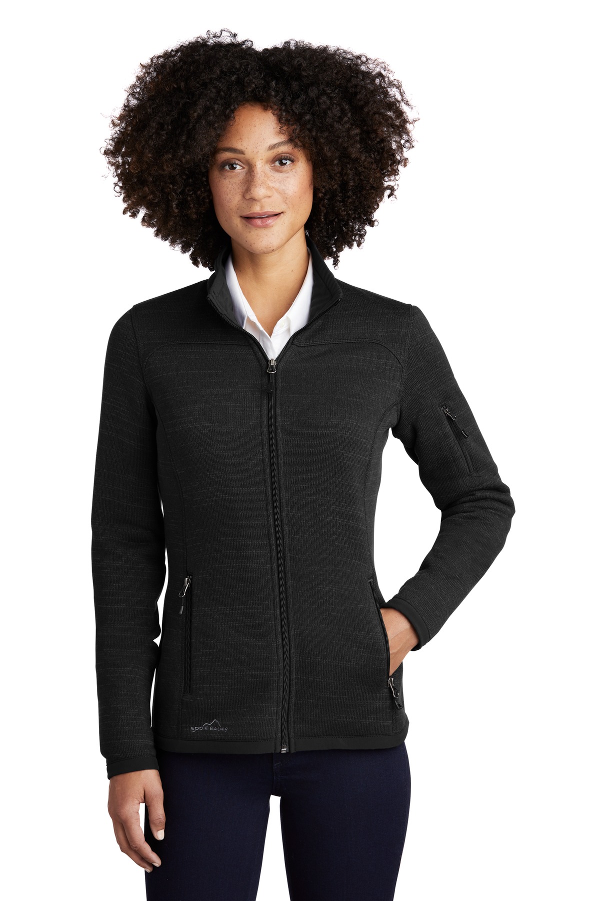 Eddie Bauer  ®  Ladies Sweater Fleece Full-Zip. EB251