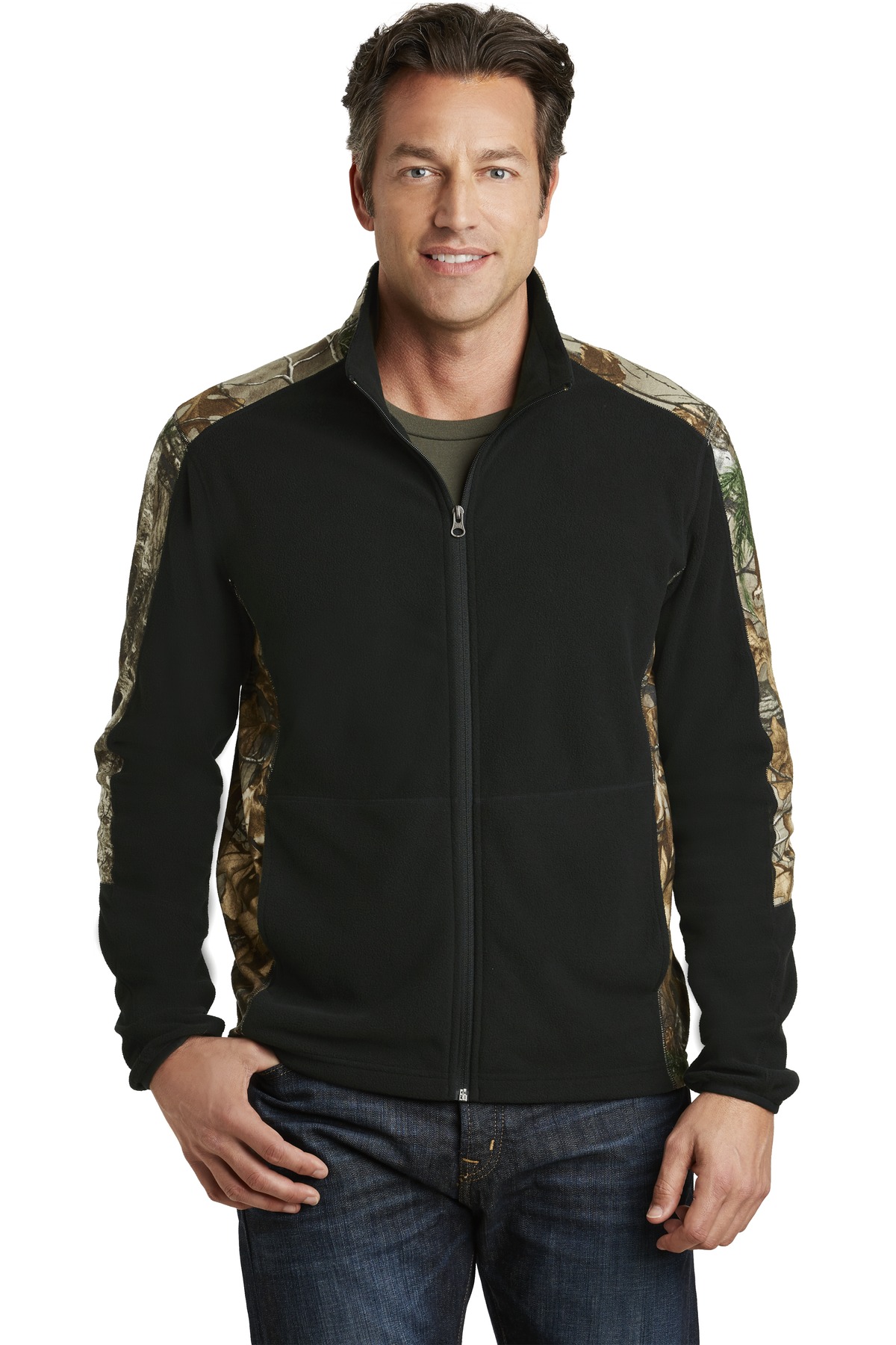 Port Authority ®  Camouflage Microfleece Full-Zip Jacket. F230C