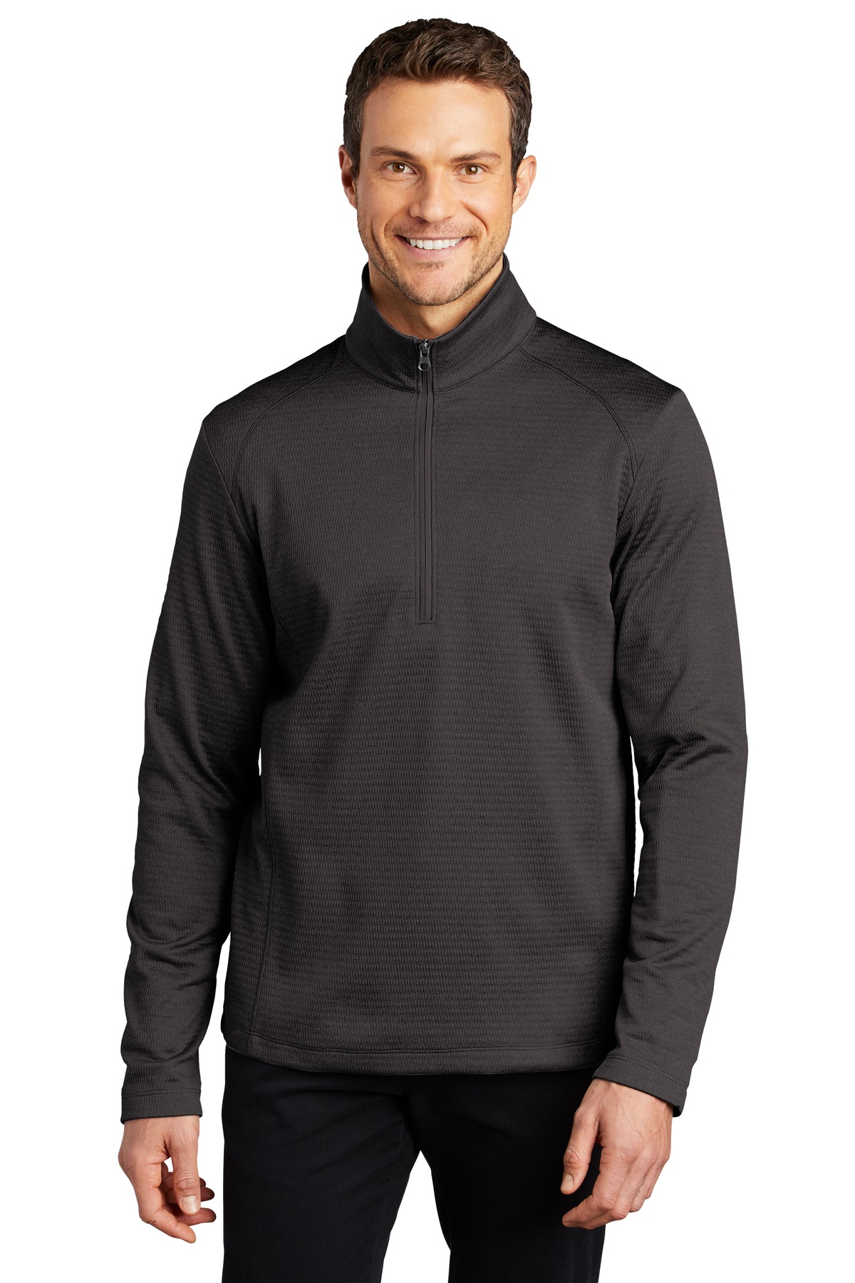 Port Authority  ®  Diamond Heather Fleece 1/4-Zip Pullover F248