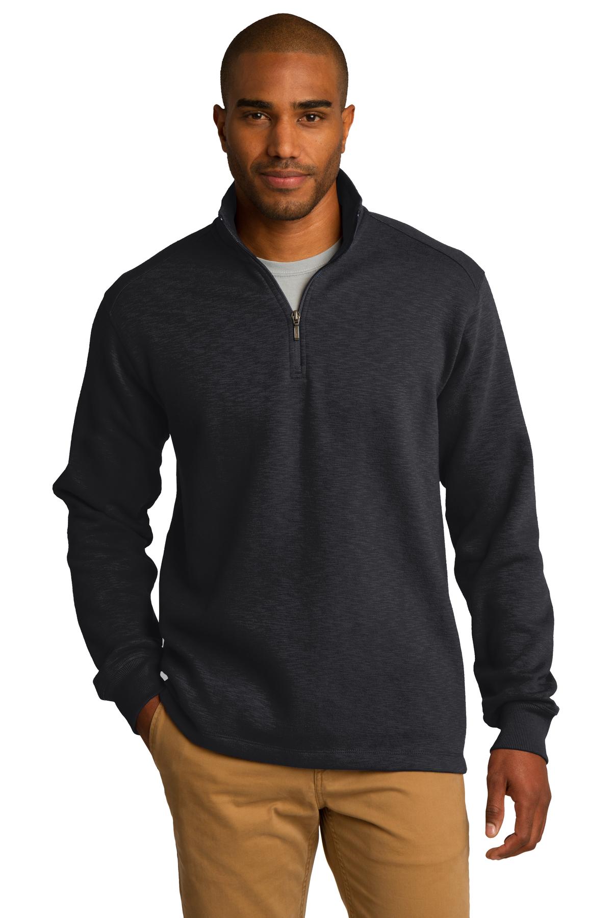 Port Authority ®  Slub Fleece 1/4-Zip Pullover. F295