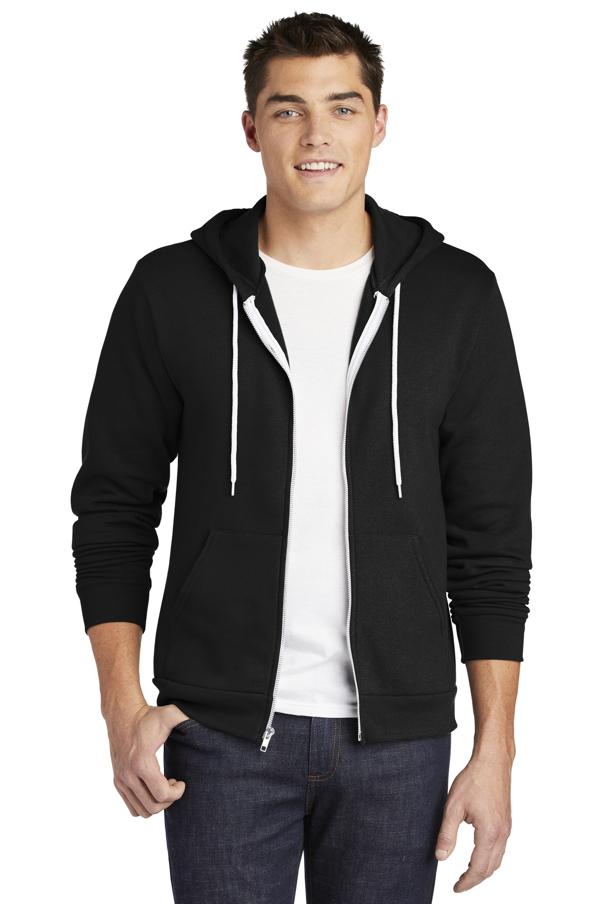 American Apparel  ®  Flex Fleece Zip Hoodie. F497W