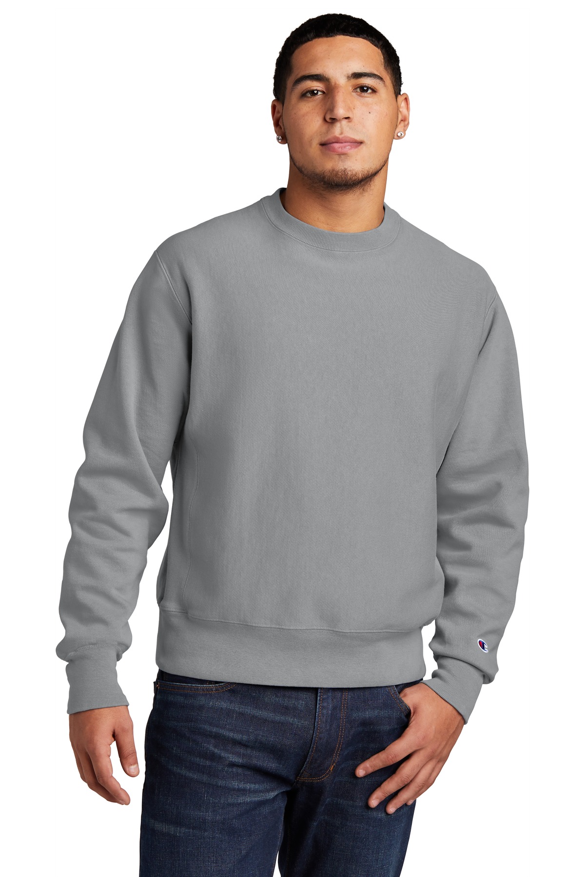 Champion  ®  Reverse Weave  ®  Garment-Dyed Crewneck Sweatshirt. GDS149