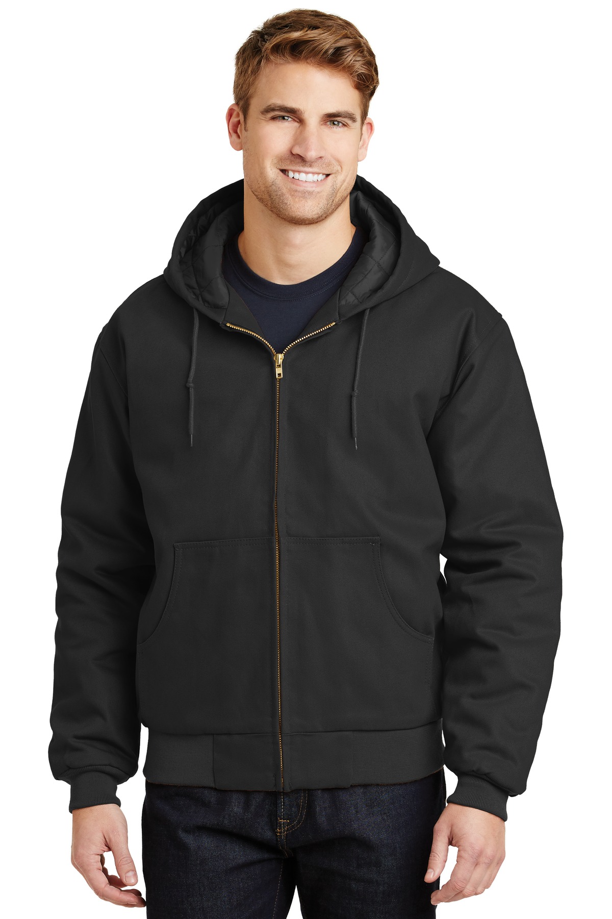 CornerStone ®  Tall Duck Cloth Hooded Work Jacket. TLJ763H