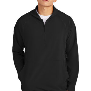 Sport-Tek ®  Repeat 1/2-Zip Long Sleeve Hooded Jacket JST488