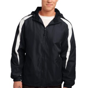 Sport-Tek ®  Fleece-Lined Colorblock Jacket. JST81