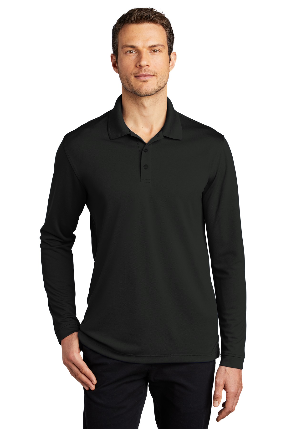 Port Authority  ®  Dry Zone  ®  UV Micro-Mesh Long Sleeve Polo K110LS